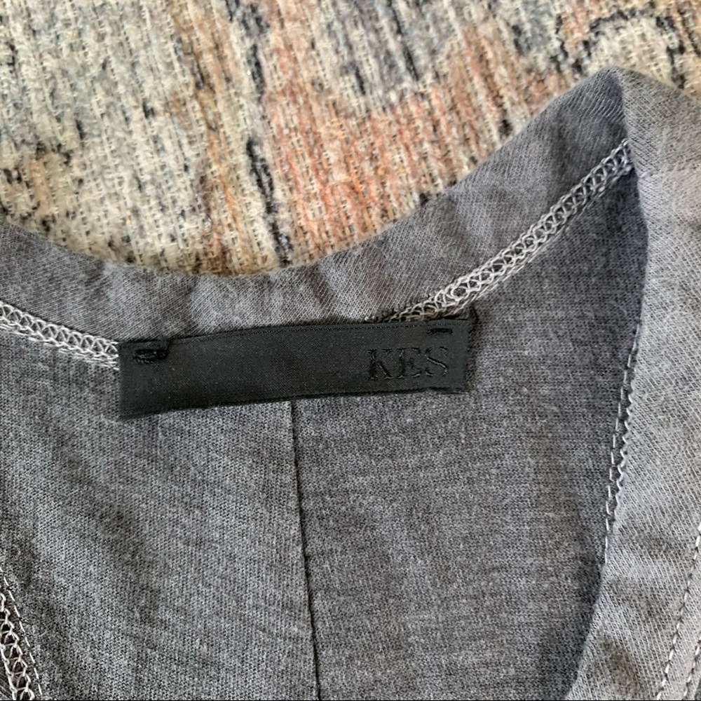 KES Racer Back Tank Dress In Graphite Gray Small - Picture 5 of 8